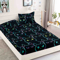 Husa de pat din Finet cu Elastic cu 2 fete de perna 180x200 , C893