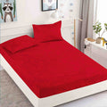 Husa de pat din Finet cu Elastic cu 2 fete de perna 180x200 , C906