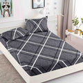 Husa de pat din Finet cu Elastic cu 2 fete de perna 180x200 , C944