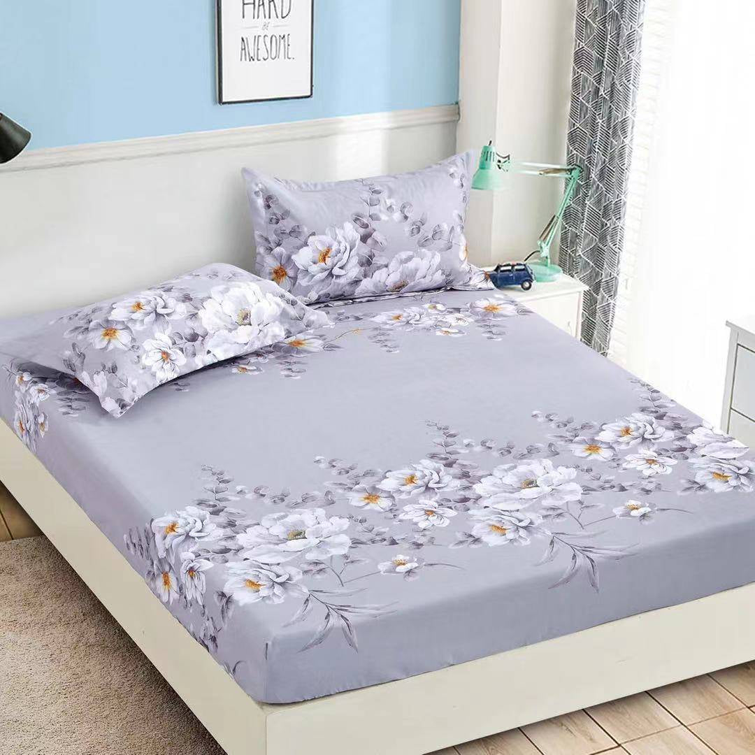 Husa de pat din Finet cu Elastic cu 2 fete de perna 180x200 , C975