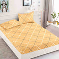 Husa de pat din Finet cu Elastic cu 2 fete de perna 180x200 , C850