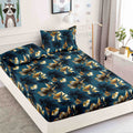 Husa de pat din Finet cu Elastic cu 2 fete de perna 180x200 , C872