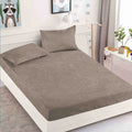 Husa de pat din Finet cu Elastic cu 2 fete de perna 180x200 , C908