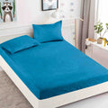 Husa de pat din Finet cu Elastic cu 2 fete de perna 180x200 , C947