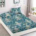 Husa de pat din Finet cu Elastic cu 2 fete de perna 180x200 , C958