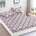 Husa de pat din Finet cu Elastic cu 2 fete de perna 180x200 , C959