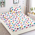 Husa de pat din Finet cu Elastic cu 2 fete de perna 180x200  , C976