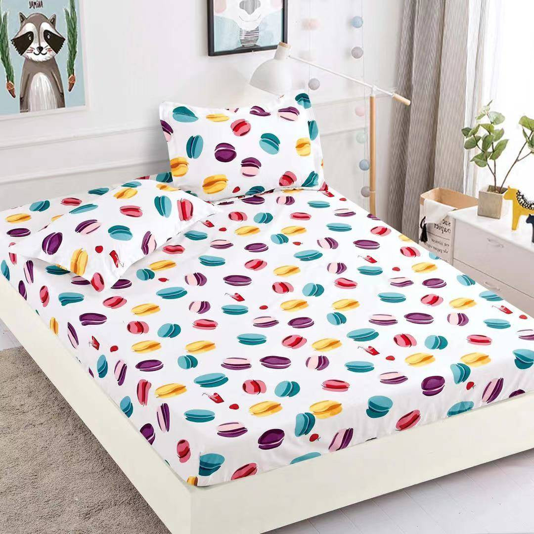 Husa de pat din Finet cu Elastic cu 2 fete de perna 180x200  , C976