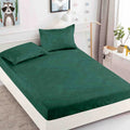 Husa de pat din Finet cu Elastic cu 2 fete de perna 90x200 ,  C993
