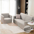 Husa Elastica Pentru Canapea din Lycra 3 Locuri - Crem C740