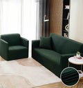 Husa Elastica Pentru Canapea din Lycra 3 Locuri - Verde C729