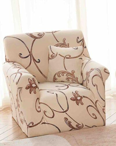 Husa Elastica Pentru Fotoliu din Lycra - Crem C704