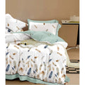 Lenjerie bumbac 100% cu 4 piese pentru pat dublu Super Design Pucioasa C1367