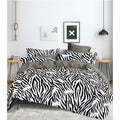 Lenjerie bumbac 100% cu 4 piese pentru pat dublu Super Design Pucioasa C1374