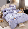 Lenjerie de pat dublu, 6 Piese, Cearceaf cu Elastic, Bumbac Finet Jojo Home FJE137