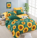 Lenjerie de pat dublu, 6 Piese cu Elastic, Bumbac Finet Jojo Home DH043