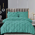 Lenjerie de pat dublu, Bumbac cu Pliuri, 6 piese, Jojo Home C332