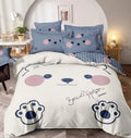 Lenjerie de pat dublu, Bumbac Finet, 3D, 6 Piese Jojo Home C133