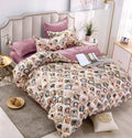 Lenjerie de pat dublu, Bumbac finet, 6 Piese Jojo Home