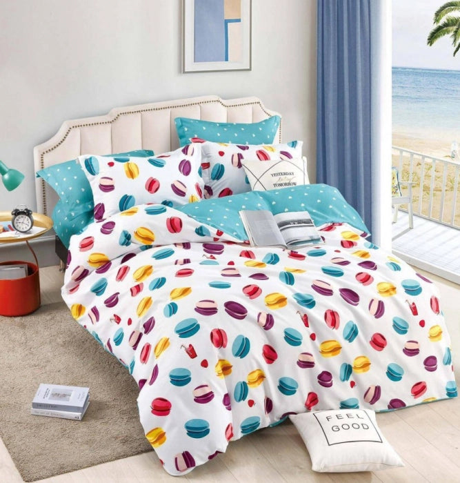 Lenjerie de pat dublu, Bumbac finet, 6 Piese Jojo Home