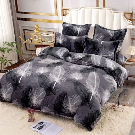 Lenjerie de pat dublu Cocolino 6 piese JOJO-HOME C145