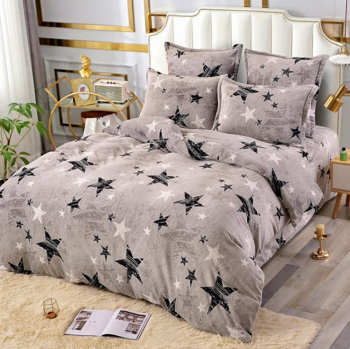 Lenjerie de pat dublu Cocolino 6 piese JOJO-HOME C225