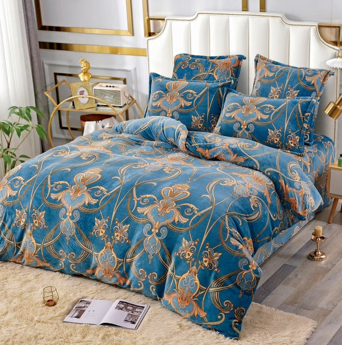 Lenjerie de pat dublu Cocolino 6 piese JOJO-HOME C226