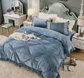 Lenjerie Din Catifea Cu Inimioare Brodate - 4 piese , JOJO HOME C267