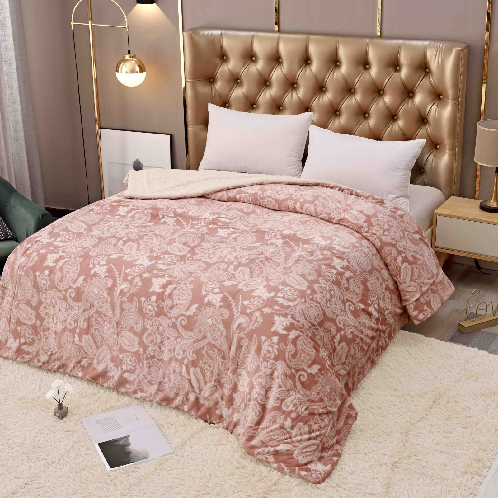Patura Cocolino Dubla cu Blanita Jojo Home C775