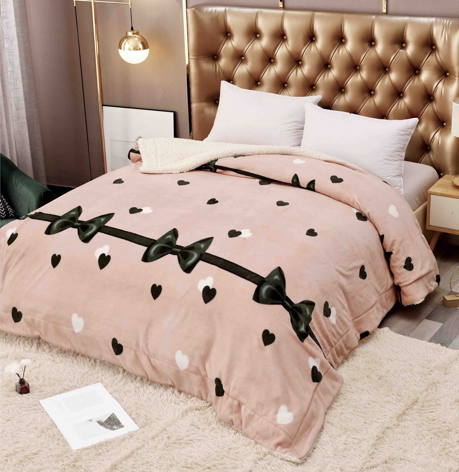 Patura Cocolino Dubla cu Blanita Jojo Home C777