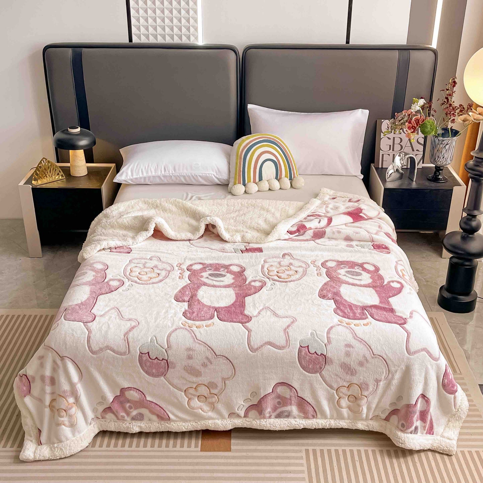 Patura Cocolino, Pat 2 Persoane, Cu Blanita 200x230 cm C781