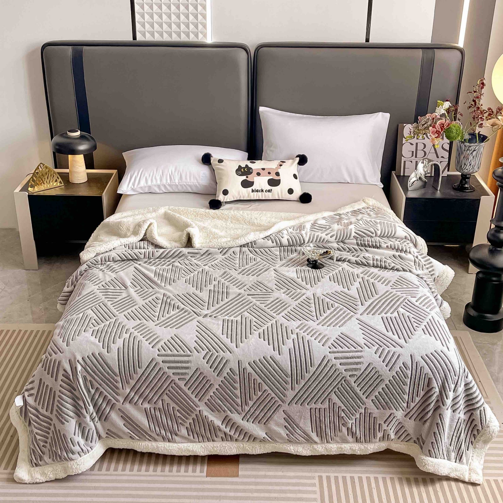Patura Cocolino, Pat 2 Persoane, Cu Blanita 200x230 cm  C784
