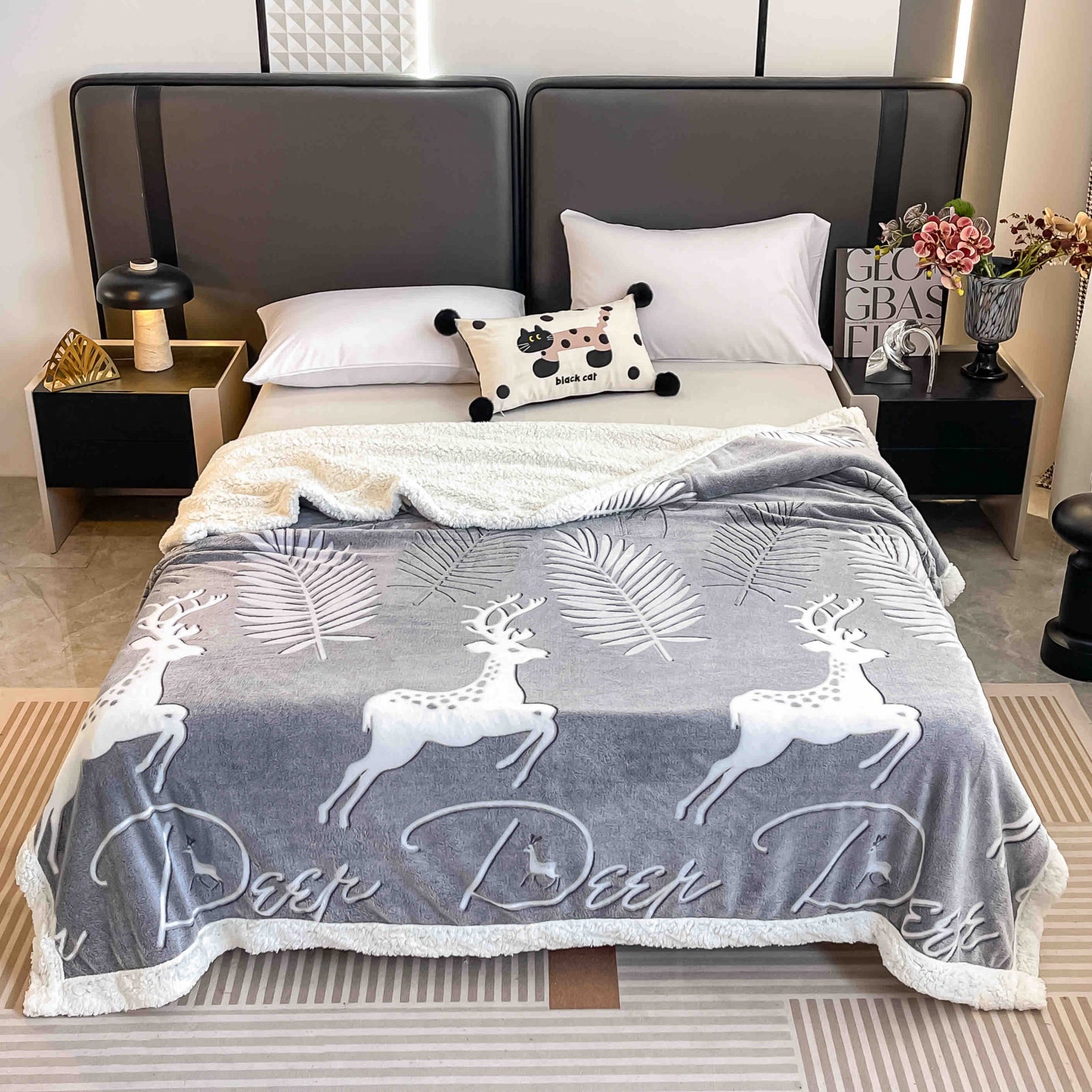 Patura Cocolino, Pat 2 Persoane, Cu Blanita 200x230 cm C789