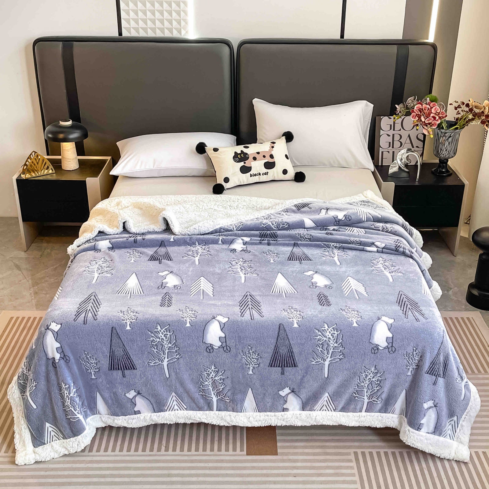 Patura Cocolino, Pat 2 Persoane, Cu Blanita 200x230 cm C791