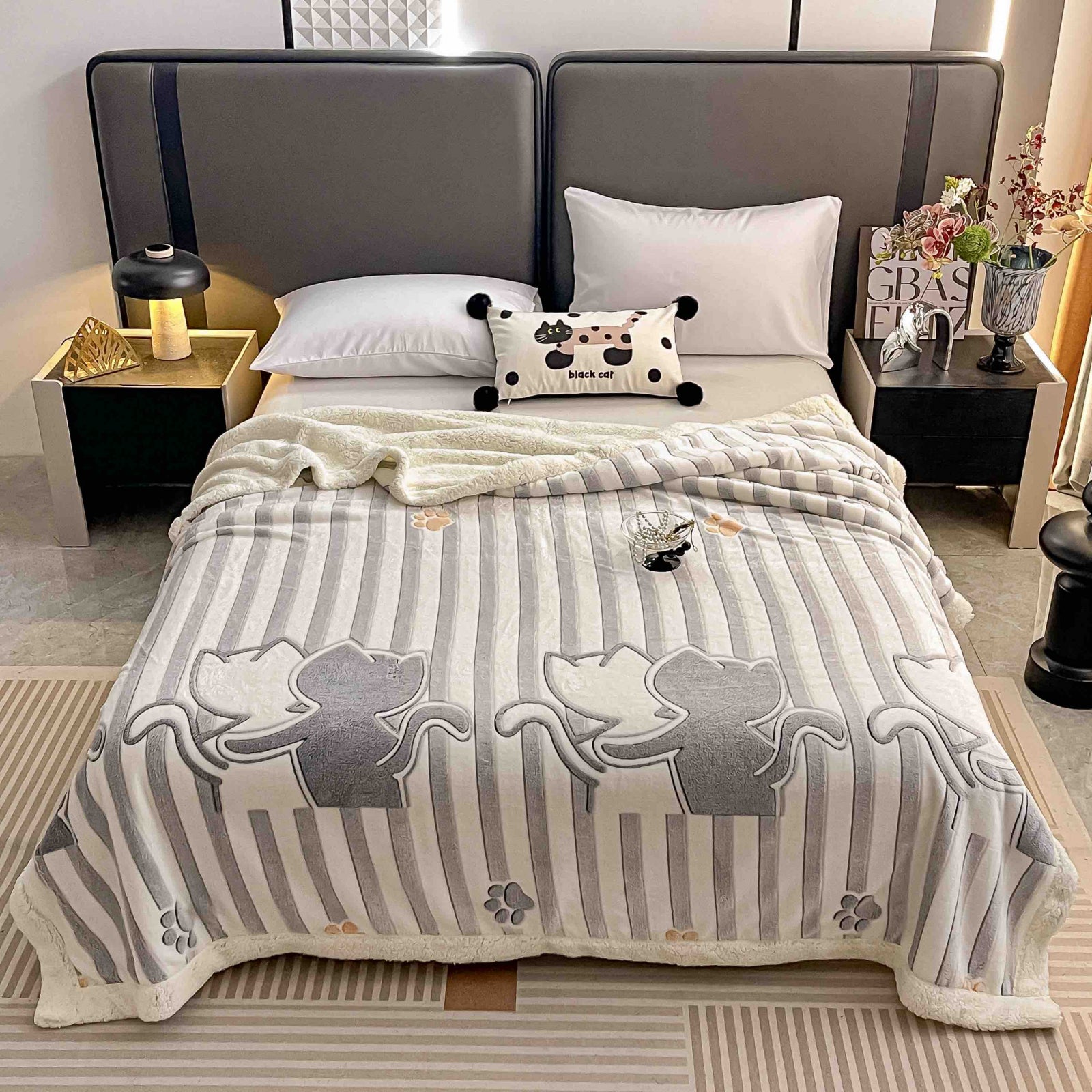 Patura Cocolino, Pat 2 Persoane, Cu Blanita 200x230 cm C795