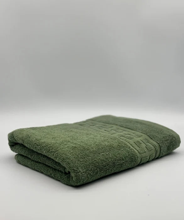 Prosop Bumbac 500 gr/mp, 70x130 cm, Dunga Greceasca, Verde Kaki C1117