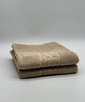 Set 2 Prosoape Bumbac 500 gr/mp, 50x90 cm, Dunga Greceasca, Bej C1143