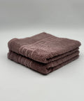 Set 2 Prosoape Bumbac 500 gr/mp, 50x90 cm, Dunga Greceasca, Maro C1138
