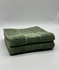 Set 2 Prosoape Bumbac 500 gr/mp, 50x90 cm, Dunga Greceasca, Verde Kaki C1139