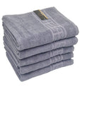 Set 5 Prosoape Bumbac 500 gr/mp, 70x130 cm, Dunga Greceasca, Gri C1118